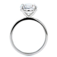 Platinum Round 4 Prong Solitaire Engagement Ring Setting, Platinum, Long's Jewelers
