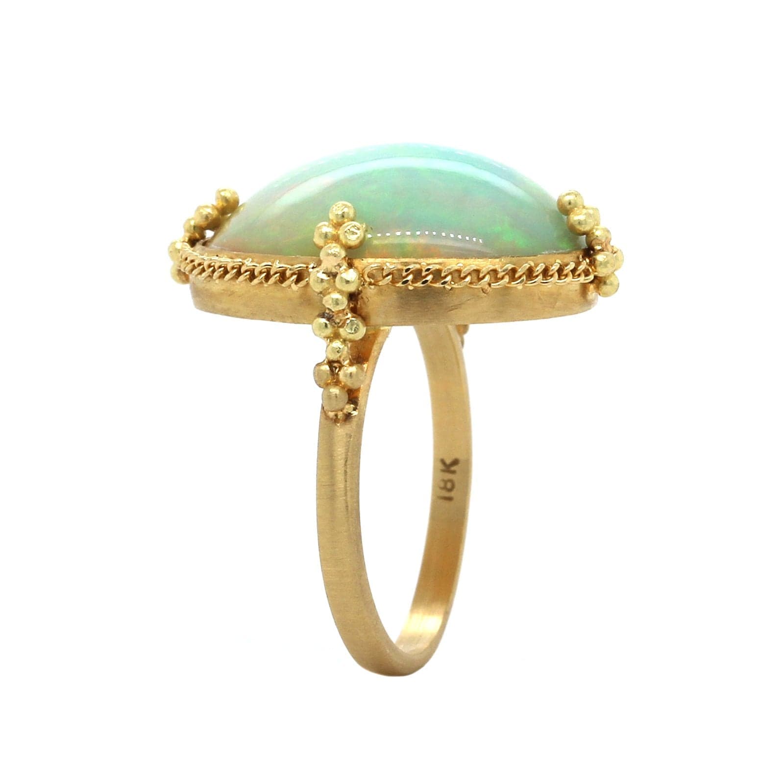 Amali 18K Yellow Gold Oval Opal Ring
