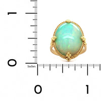 Amali 18K Yellow Gold Oval Opal Ring