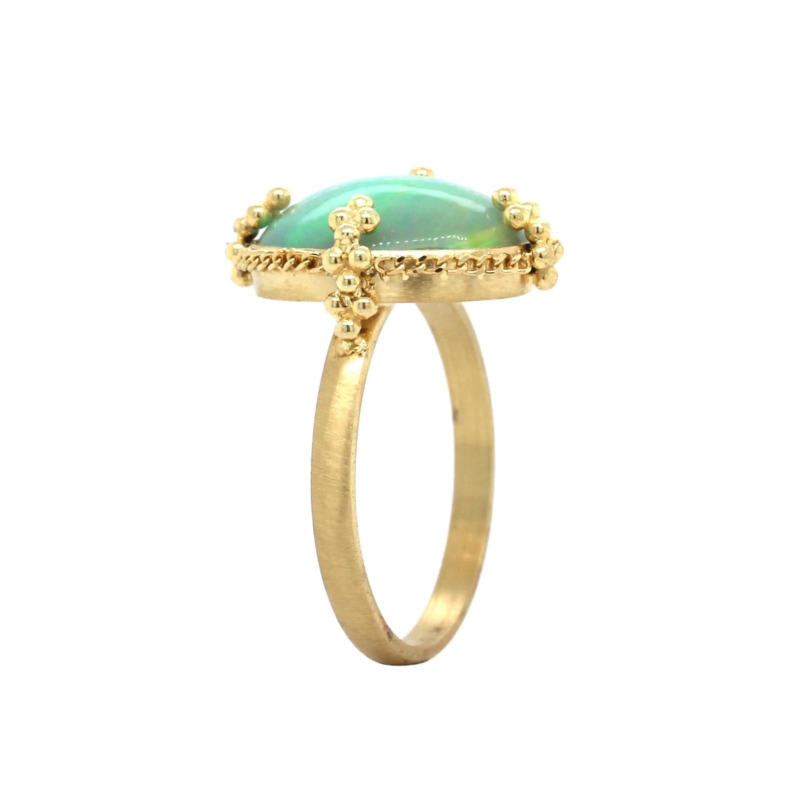 Amali 18K Yellow Gold Oval Opal Ring