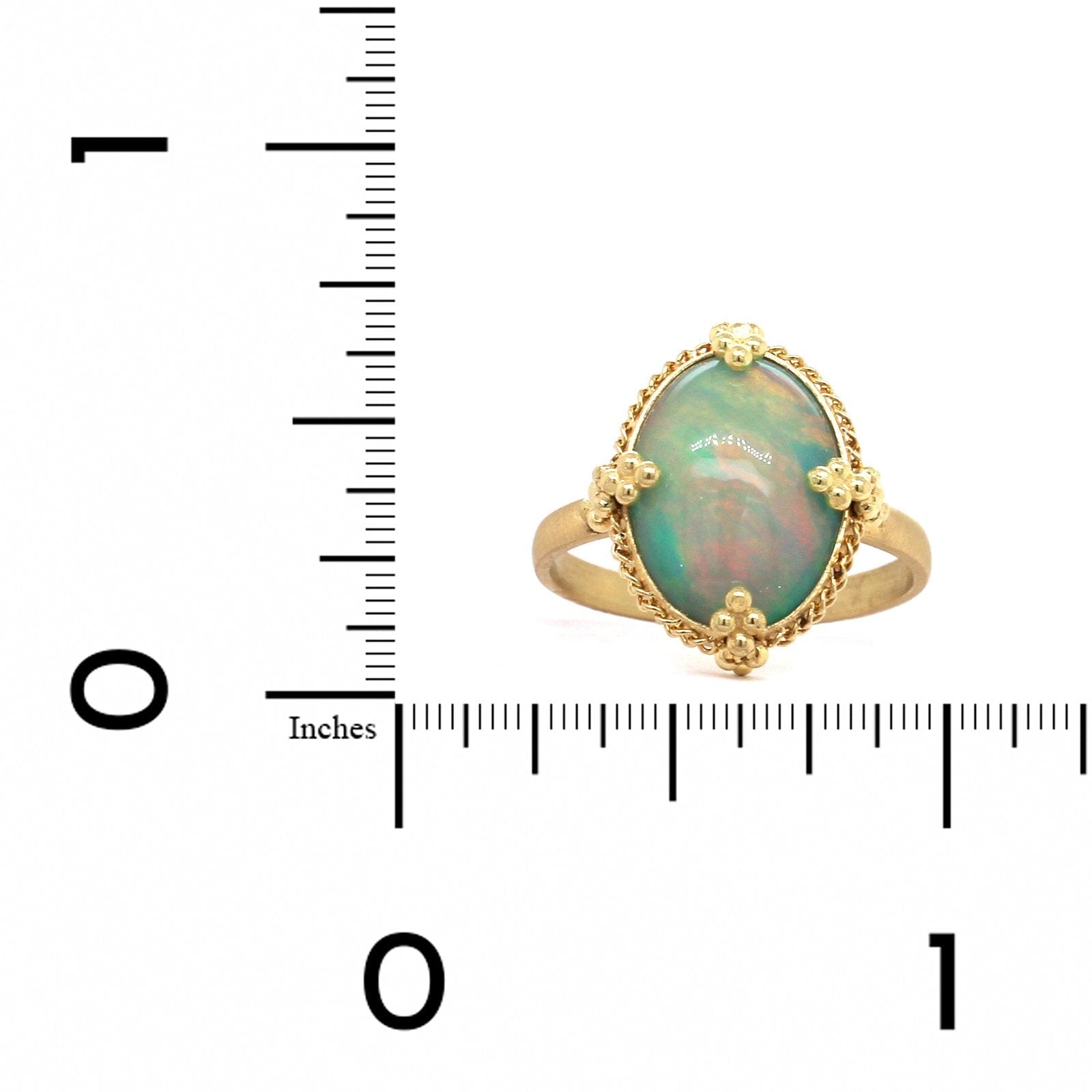 Amali 18K Yellow Gold Oval Opal Ring