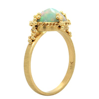 18K Yellow Gold Ethiopian Opal Ring, Long's Jewelers
