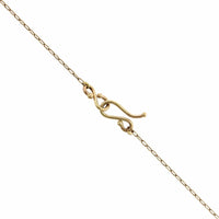 14K Yellow Gold Lapis Etruscan Bead Pendant