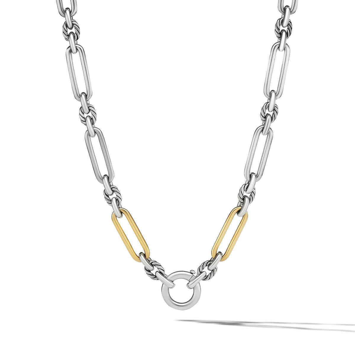 Lexington Chain with 18K Yellow Gold, Sterling Silver, Long's Jewelers