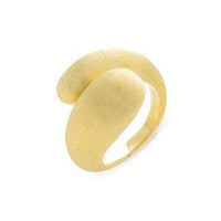 Lucia 18K Yellow Gold Dome Bypass Ring, yellow gold, Long's Jewelers