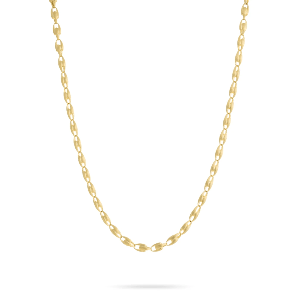 Lucia 18K Yellow Gold Link Necklace, yellow gold, Long's Jewelers
