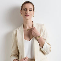 Marco Bicego Lunaria 18K Yellow Gold Medium Bangle Bracelet