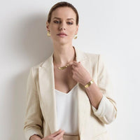 Marco Bicego Lunaria 18K Yellow Gold Small Hoop Earrings