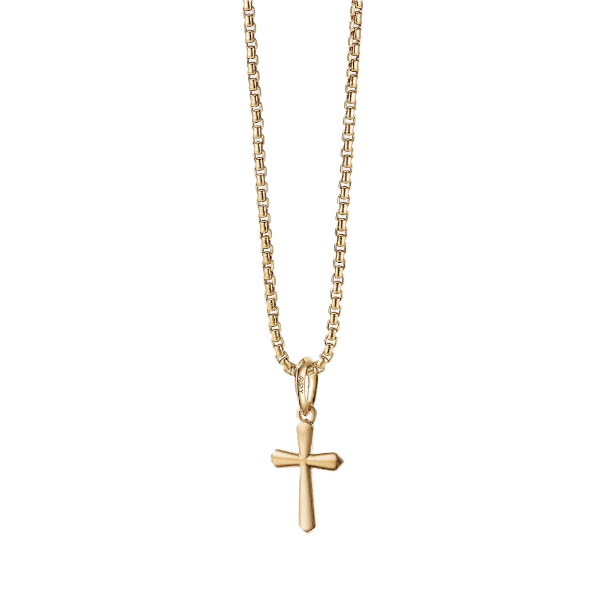Roman Cross Amulet in 18K Gold