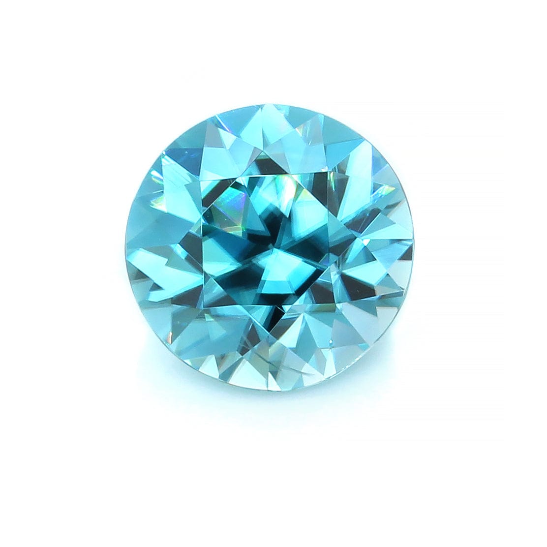 Round Blue Zircon