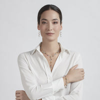 Marco Bicego Paradise 18K Yellow Gold Double Row Multi Stone Bracelet