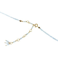 18K Yellow Gold Aquamarine Wrap Bracelet
