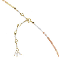 18K Yellow Gold Multi Stone Wrap Bracelet