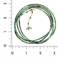 18K Yellow Gold Sakoda Emerald Wrap Bracelet