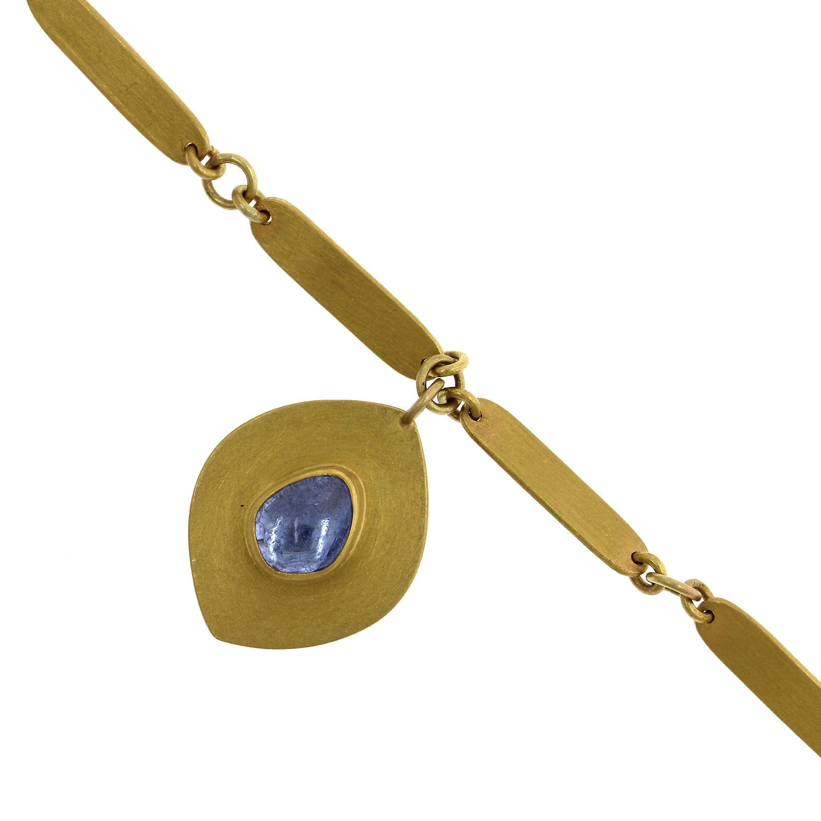22K Yellow Gold Spinel Pendant Bracelet, 22k and 18k yellow gold Long's Jewelers