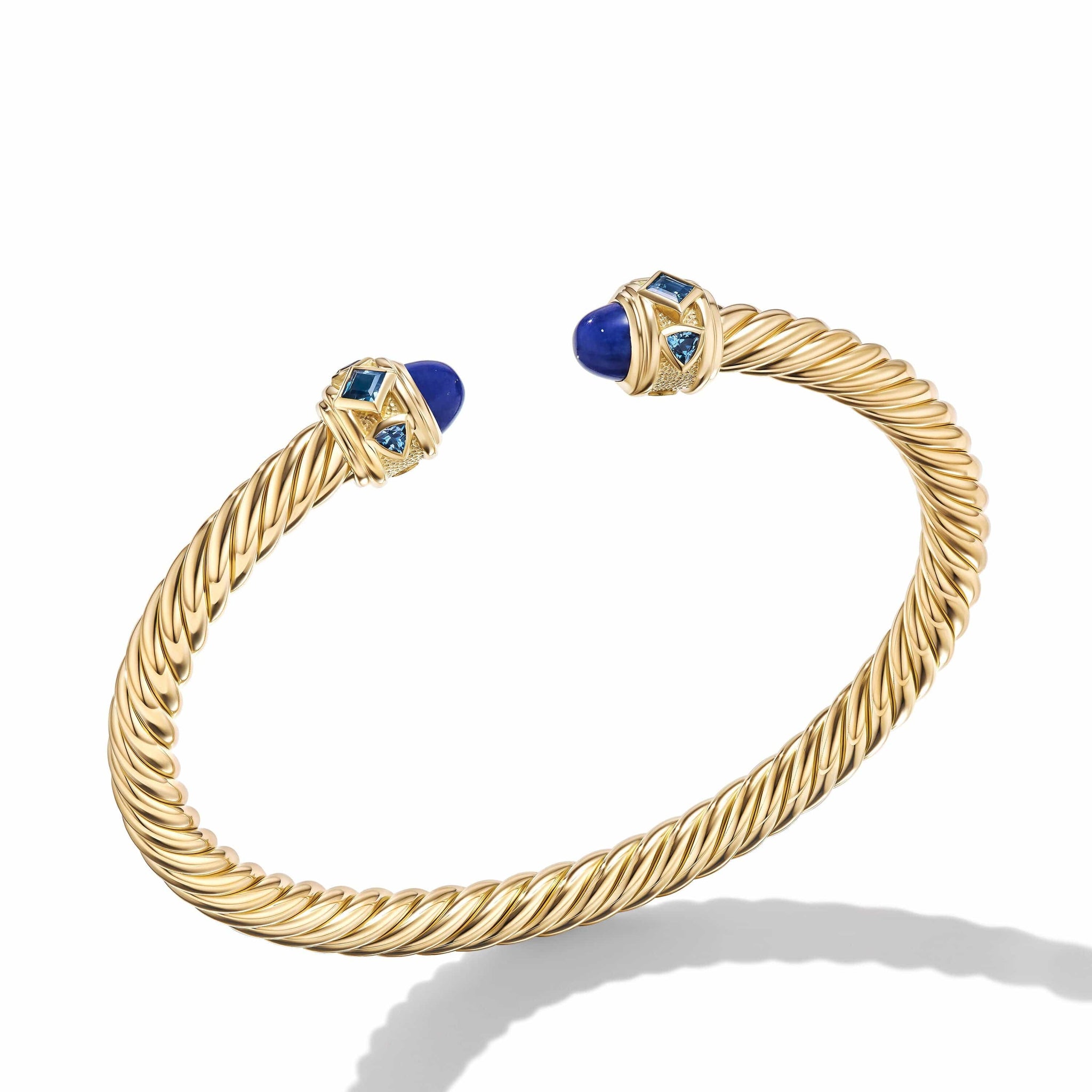 Renaissance® Bracelet in 18K Yellow Gold with Lapis and Hampton Blue Topaz