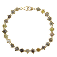 18K Yellow Gold Multi Colored Diamond Bracelet, Long's Jewelers