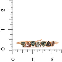 18K Rose Gold Watermelon Tourmaline Bracelet