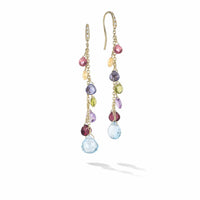 Paradise 18K Yellow Gold Multi Stone Drop Earrings