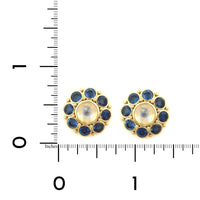 Temple St. Clair 18K Yellow Gold Mini Stella Moonstone Earrings
