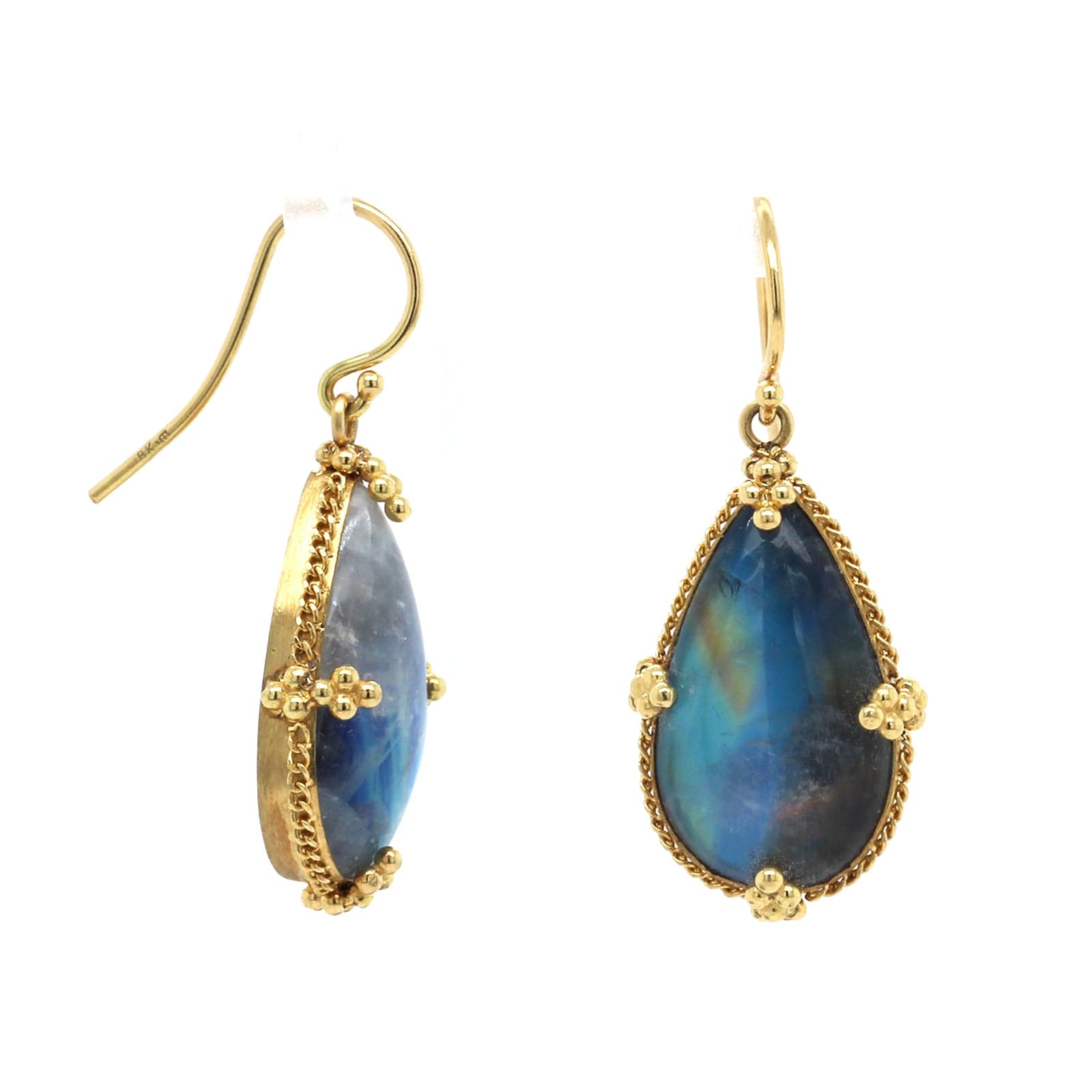 Amali 18K Yellow Gold Moonstone Drop Earrings