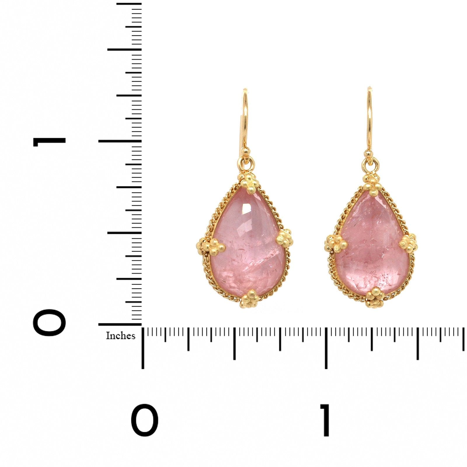 Amali 18K Yellow Gold Morganite Drop Earrings
