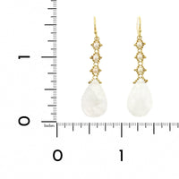 Amali 18K Yellow Gold Pearl and Quartz Drop Earrings