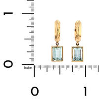 Sorellina 18K Yellow Gold Nomad Huggies With Green Beryl
