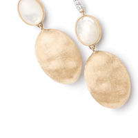 Marco Bicego Siviglia 18K Yellow Gold Mother of Pearl Drop Earrings