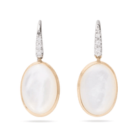 Marco Bicego Siviglia 18K Yellow Gold Mother of Pearl Earrings