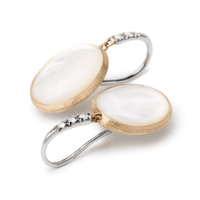 Marco Bicego Siviglia 18K Yellow Gold Mother of Pearl Earrings