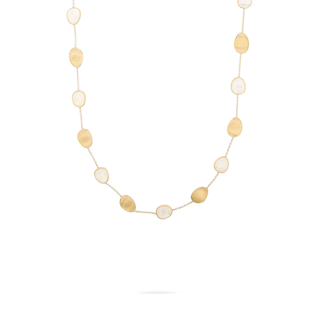 Lunaria 18K Yellow Gold Mother of Pearl Necklace