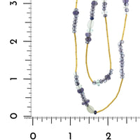 24K Yellow Gold Bead Necklace