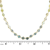 Amali 18K Yellow Gold Round Multi Colored Tourmaline Necklace