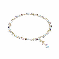 Paradise 18K Yellow Gold Multi Stone Necklace