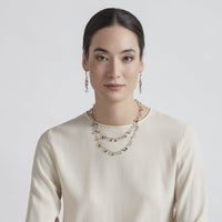 Marco Bicego Paradise 18K Yellow Gold Mix Stone Necklace