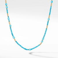 Tweejoux Turquoise and 18k Yellow Gold Necklace