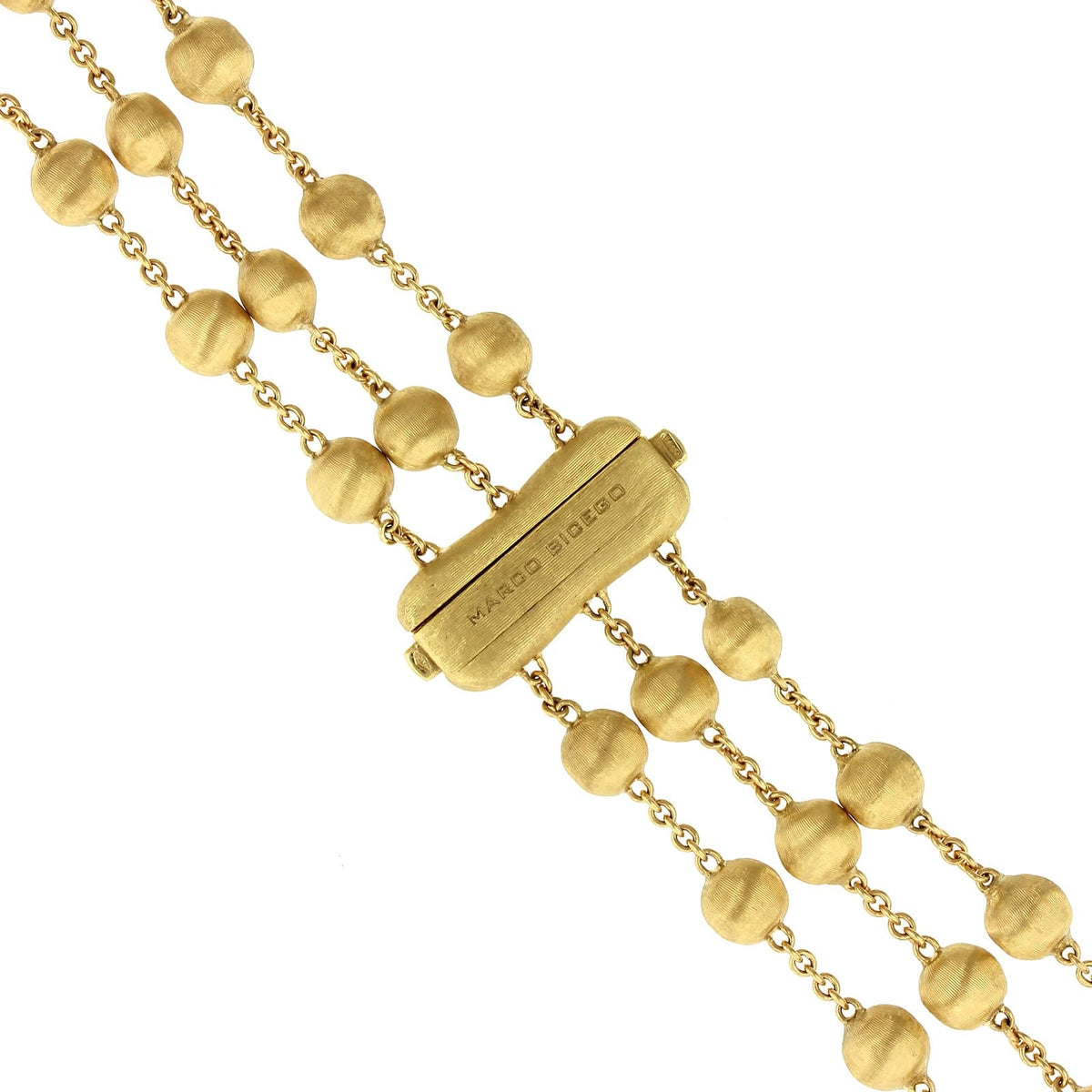 Marco Bicego Africa 18K Yellow Gold Turquoise Bead Necklace