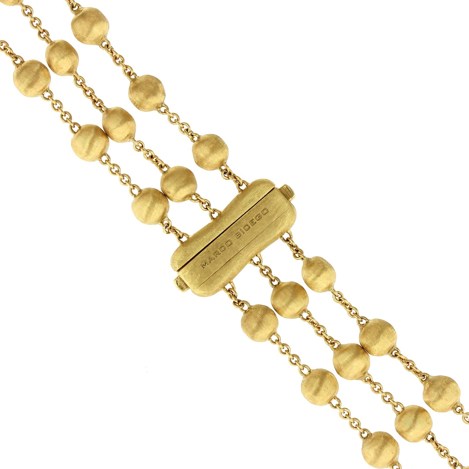 Marco Bicego Africa 18K Yellow Gold Turquoise Bead Necklace