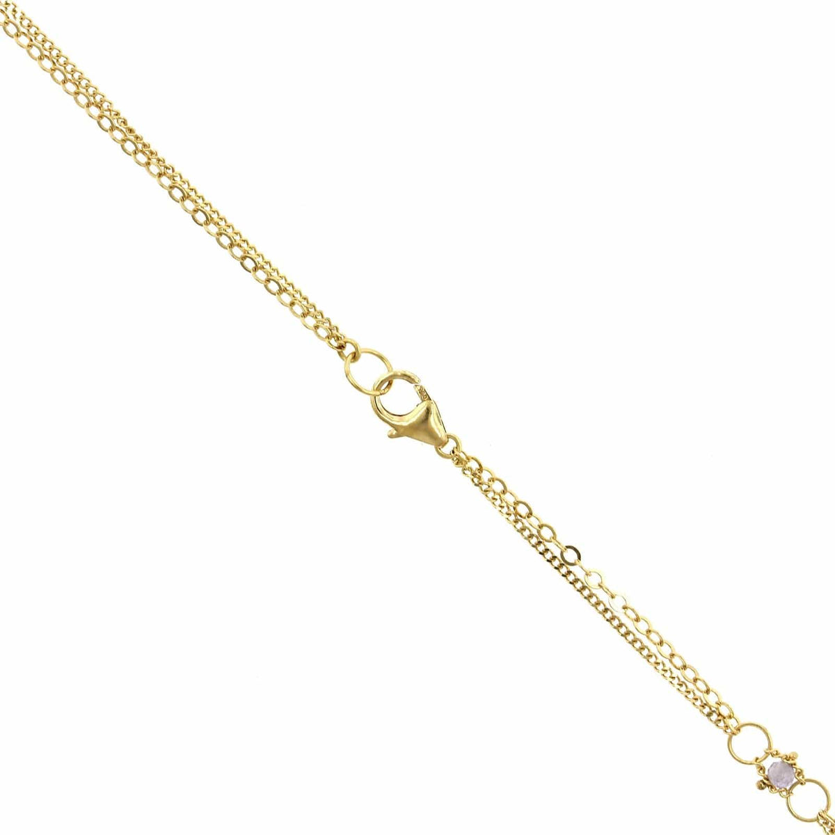 Amali 18K Yellow Gold Tanzanite Station Necklace