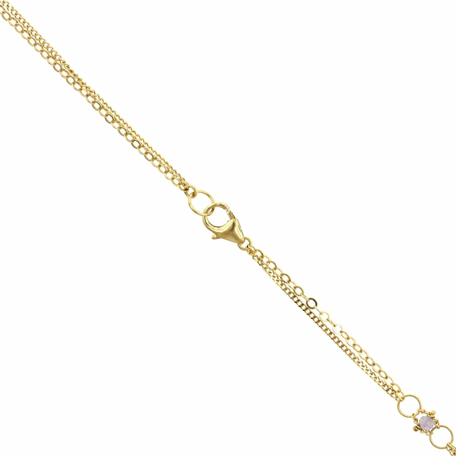 Amali 18K Yellow Gold Tanzanite Station Necklace
