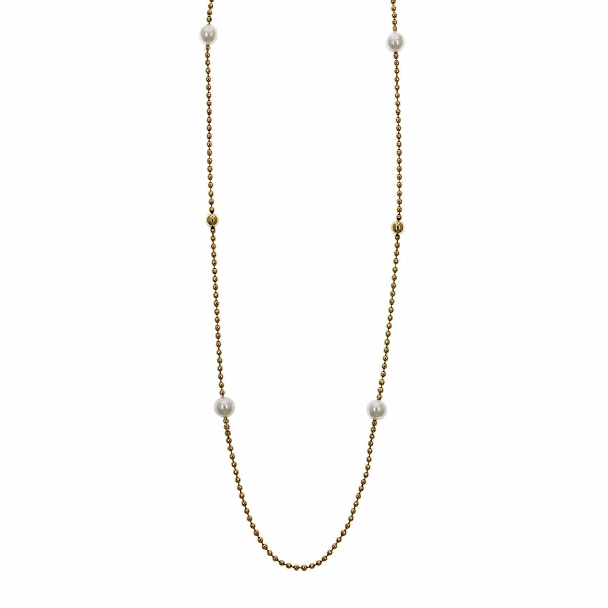 Roberto Coin 18K Yellow Gold Pearl Bead Necklace