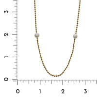 Roberto Coin 18K Yellow Gold Pearl Bead Necklace