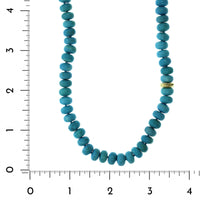 18K Yellow Gold Turquoise Bead Necklace, 18k yellow gold, Long's Jewelers