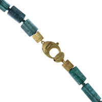 Unico 18K Yellow Gold Green Tourmaline Bead Necklace, 18k yellow gold, Long's Jewelers