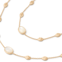 Marco Bicego Siviglia 18K Yellow Gold Mother of Pearl Necklace
