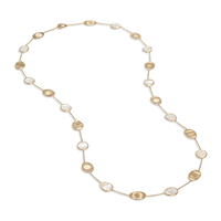Marco Bicego Lunaria 18K Yellow Gold Mother of Pearl Necklace