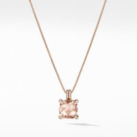 Chatelaine® Pendant Necklace with Diamonds in 18K Rose Gold, 11mm
