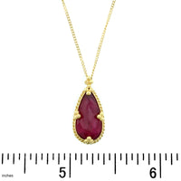Amali 18K Yellow Gold Pear Shaped Tourmaline Pendant