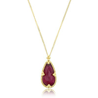 Amali 18K Yellow Gold Pear Shaped Tourmaline Pendant
